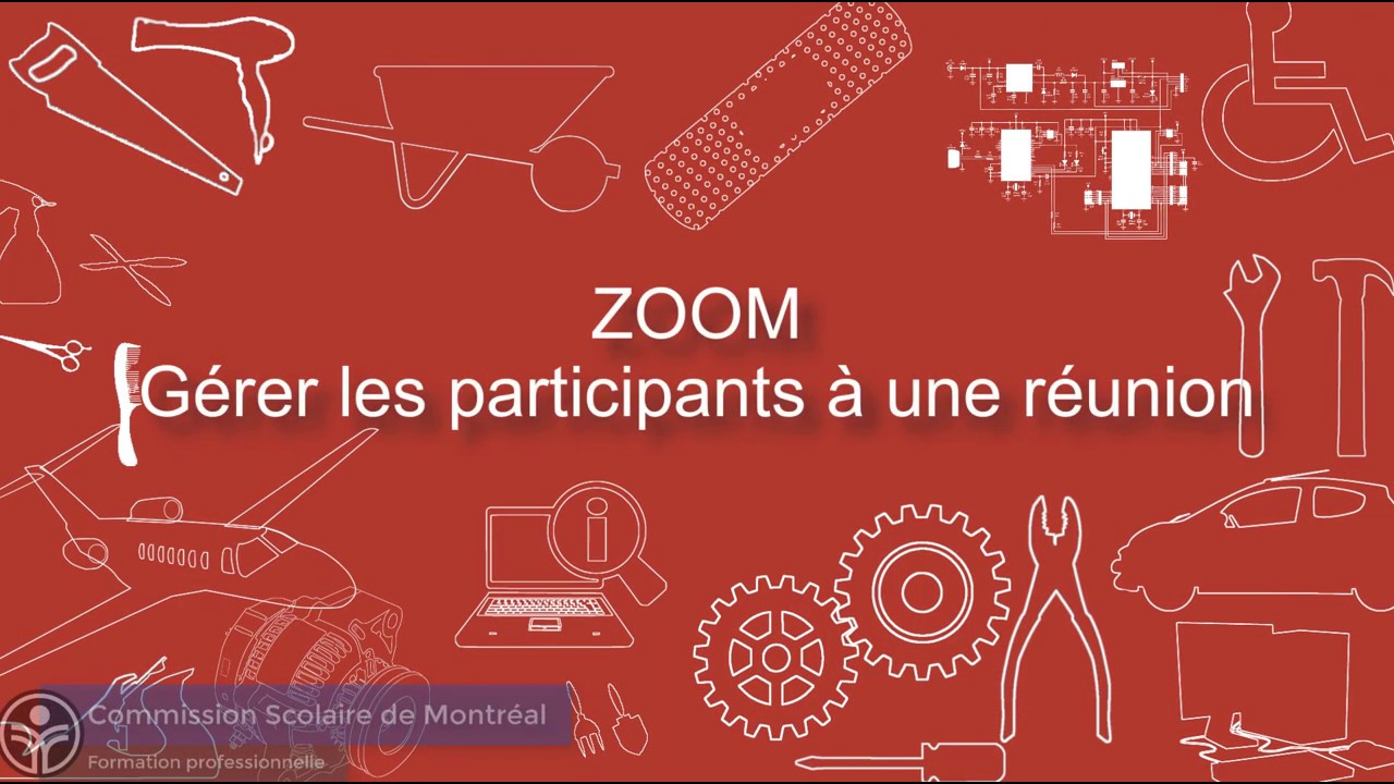 ZOOM - Gérer les participants à une réunion