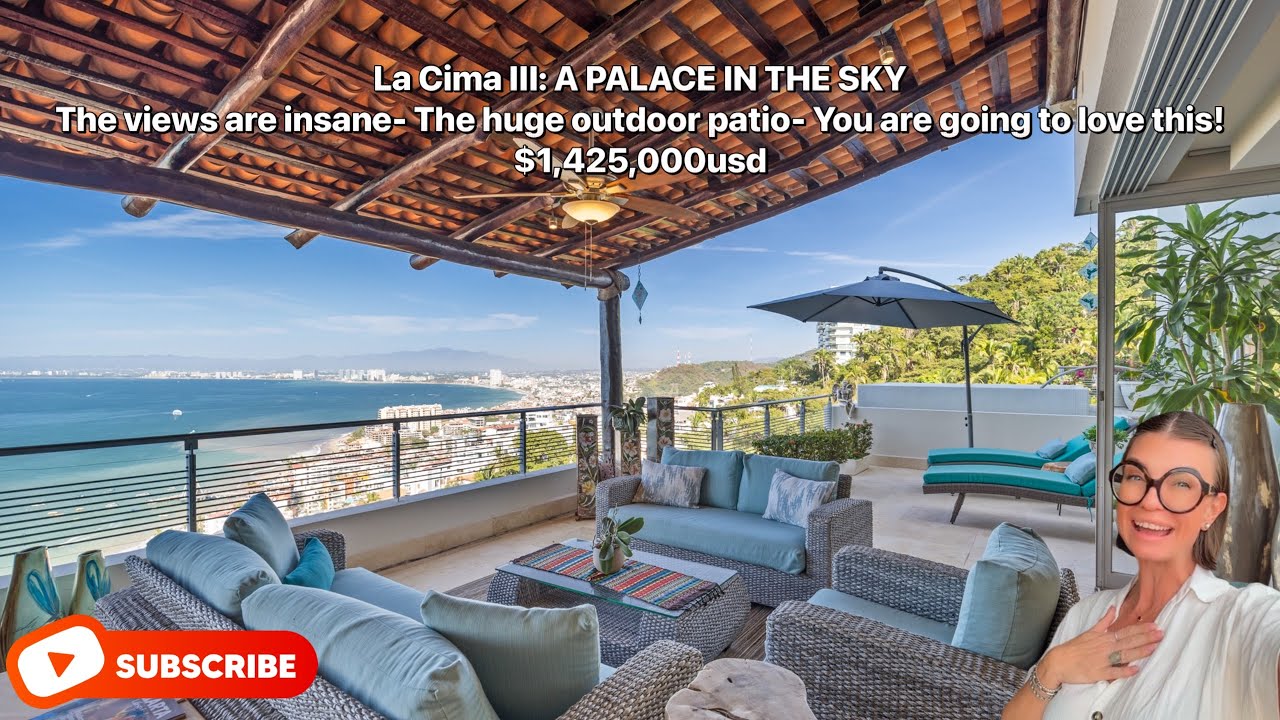 La Cima 3 III | Puerto Vallarta, Amapas Condo for sale | Video Tour | Ocean Views | $1,425,000usd