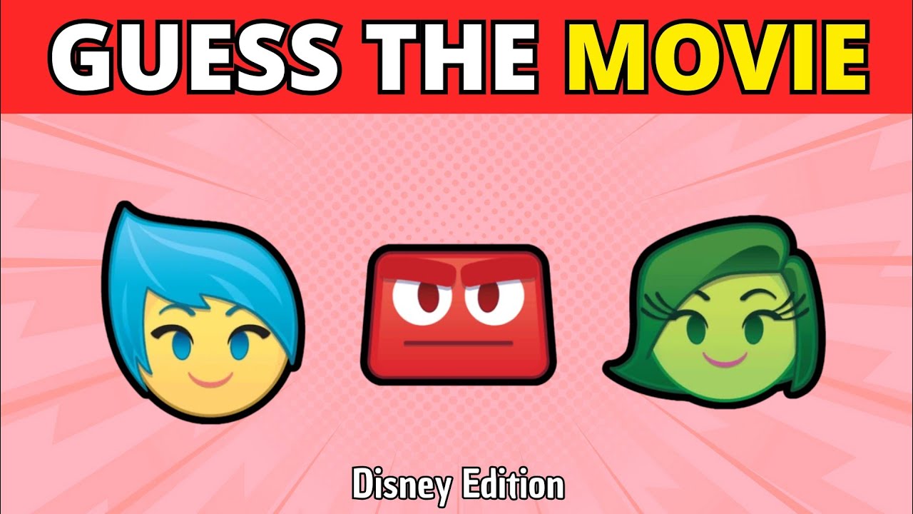Guess The Disney Movie By Emoji 2024 📽| Inside Out 2, Toy Story, Moana, Frozen, Elemental, Aladdin