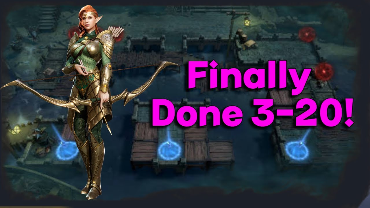 Finally Beating 3-20! | Watcher of Realms