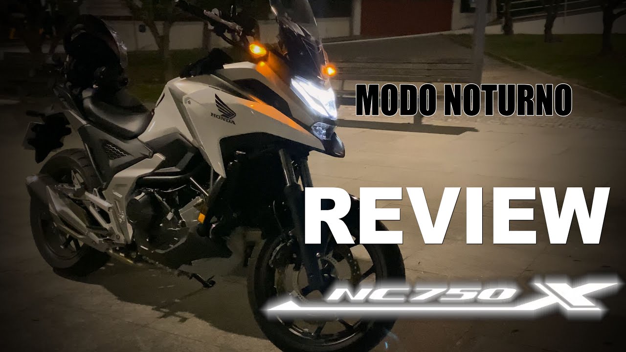 REVIEW Honda NC750X versão 2021 - 2ª PARTE: TestRide Noturno & Configurações do Painel