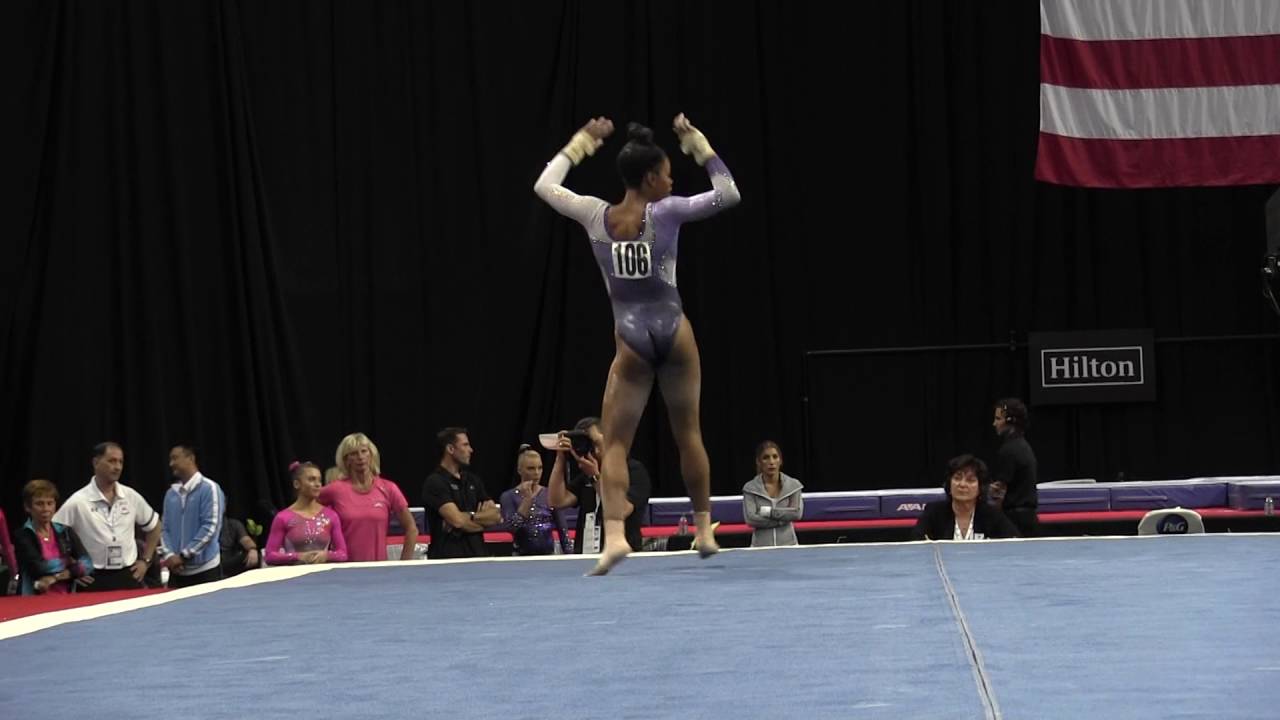 Gabby Douglas&nbsp;- Floor Exercise - 2016 P&G Gymnastics Championships &ndash; Sr. Women Day 2
