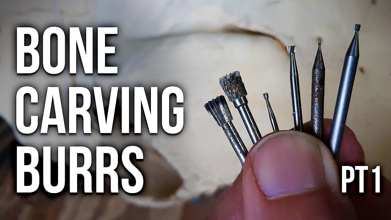 Bone Carving Burrs Tutorial Part 1 (Inverted Cone Burr)!