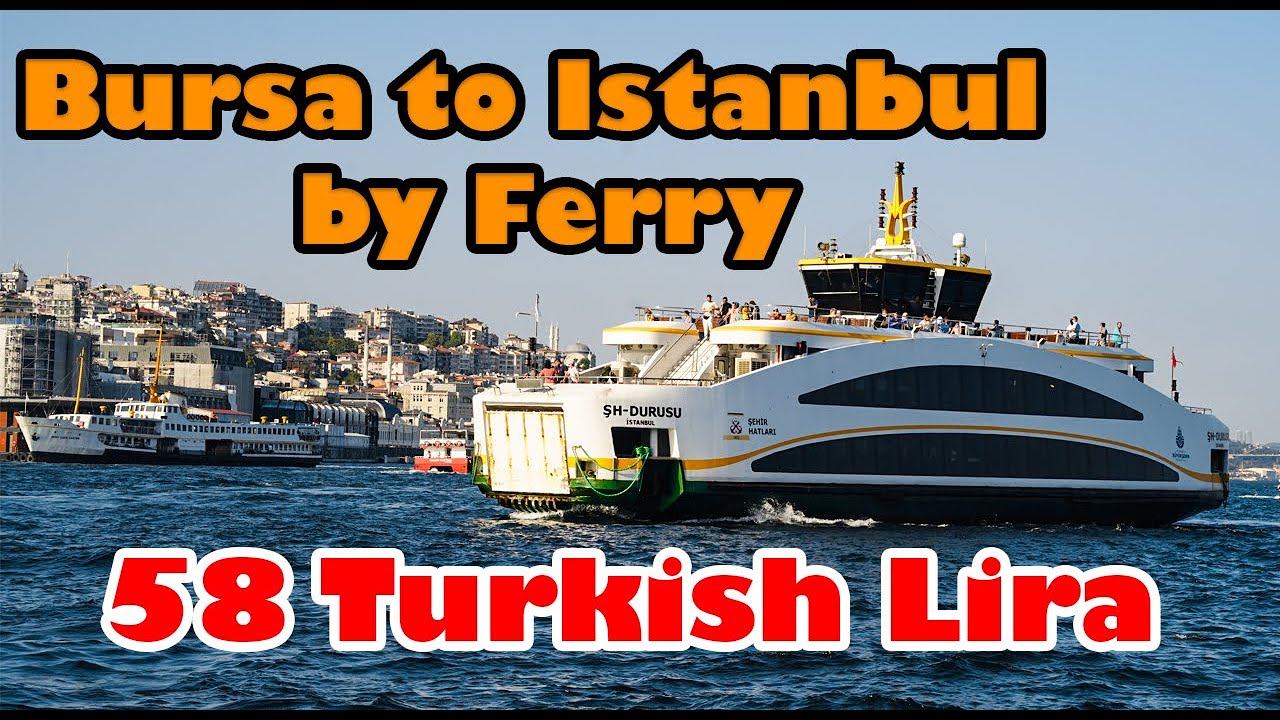 Bursa to Istanbul by IDO Ferry - Best Experience I  BUSA TO ISTANBUL I TURKEY