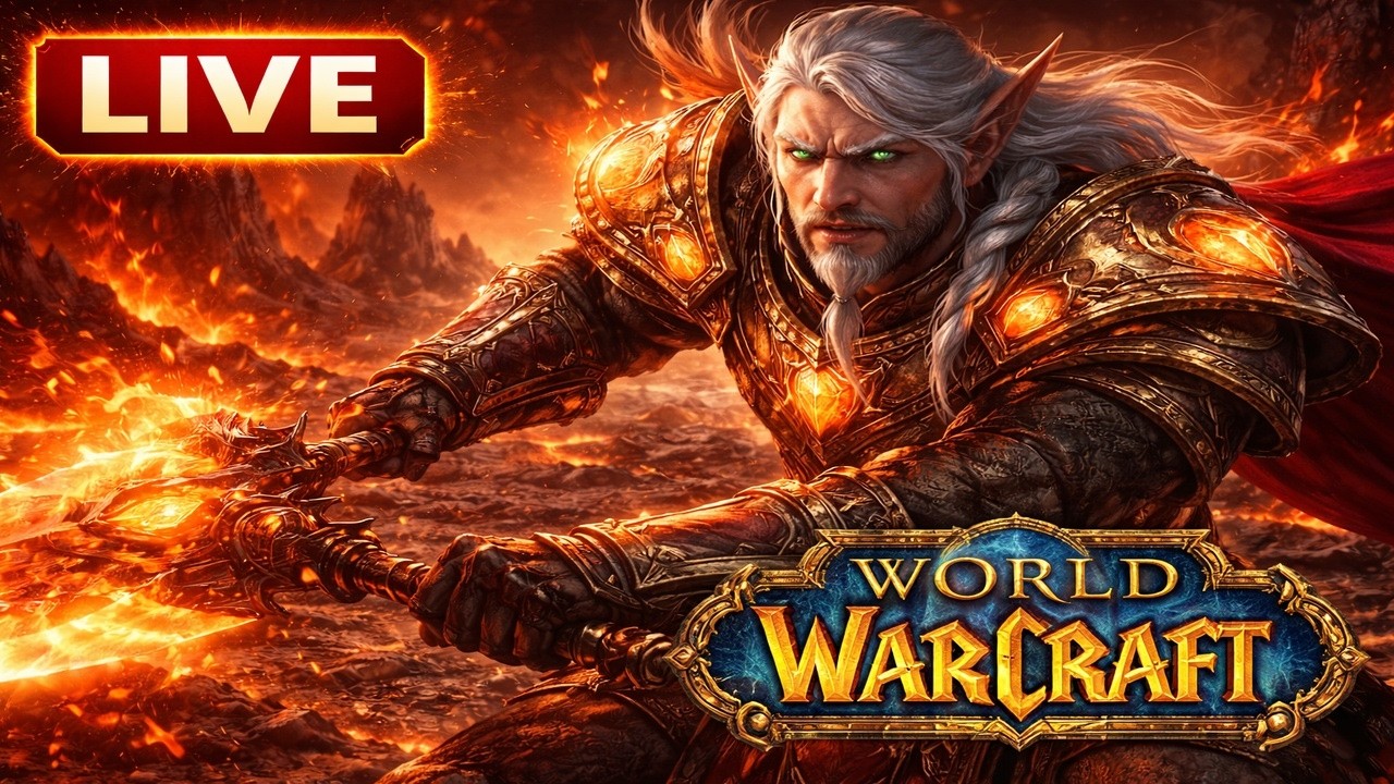 🔴LIVE 028| WOW TBC CLASSIC BORA TURBINAR ESSE PALADINO RUMO AO NV 70!