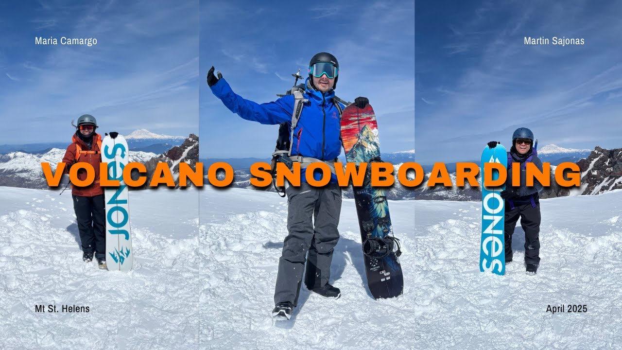Vlog #11 |  Snowboarding Down Mt. St Helens!!