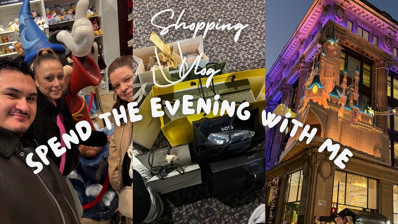 VLOGMAS | SPEND THE DAY WITH ME SHOPPING AT SELFRIDGES & DISNEY SHOW ***FUNNY***