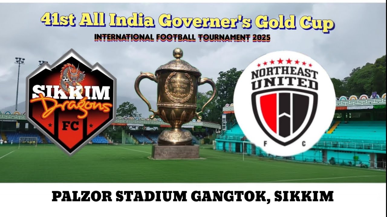 Sikkim Dragons FC 🆚️ Northeast United FC/41st All India Governor's Gold Cup 2025/Gangtok Sikkim 