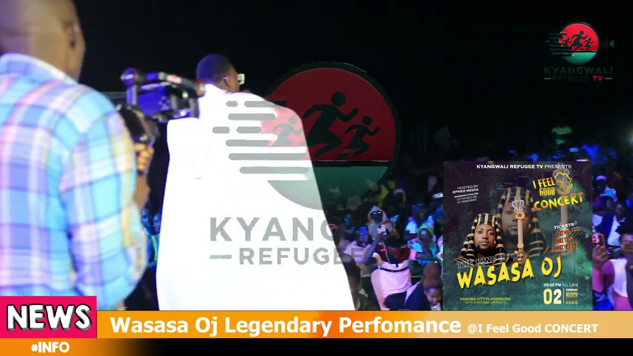 Wasasa Oj Legendary Perfomance at I Feel Good Concert Africa