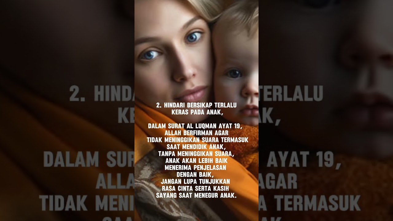Tiga cara mendidik anak dalam islam #ceramah #belajarislam #hakikatislam #tentangislam
