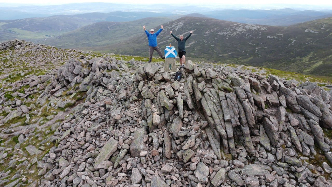 Mount Keen, Scotland..DJI Mini 2 SE.. Footage ...Braw Fun with the Quickshots