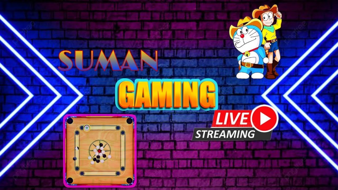 SUMAN=GAMING  is live!Pro Carrom Pool Gameplay – SUMAN GAMING Live