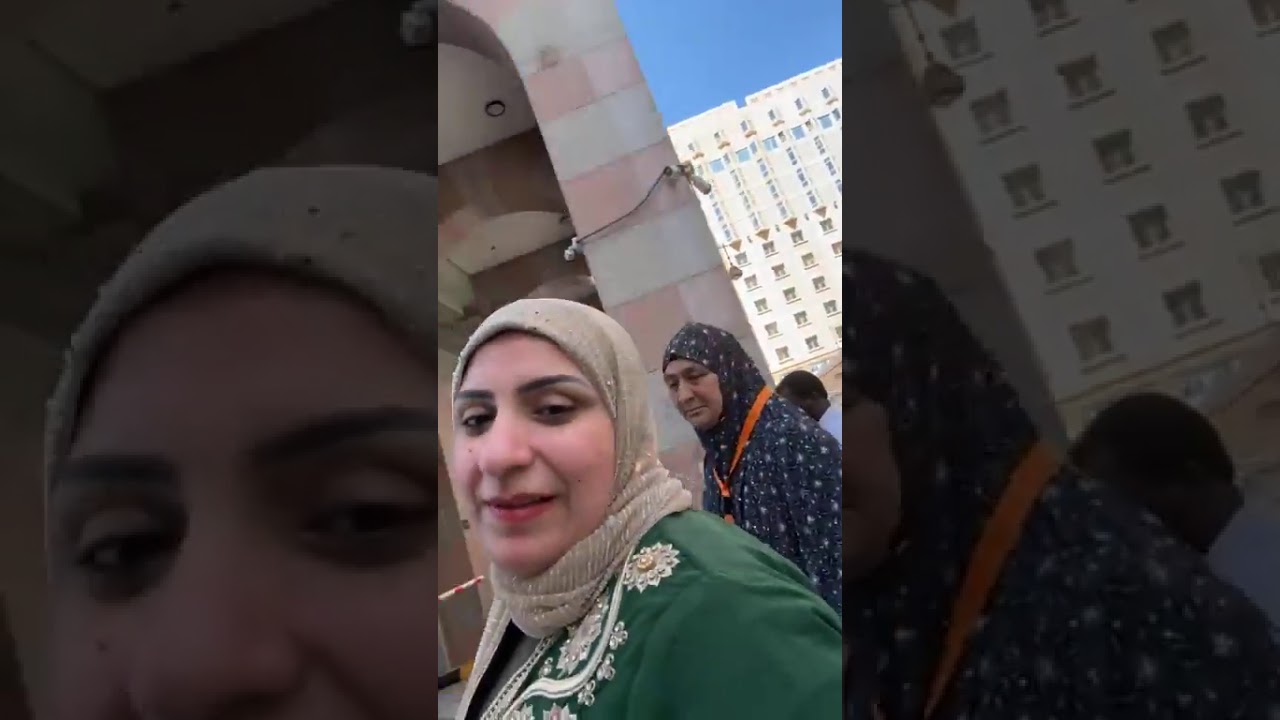 دعاء من القلب… ودموع شوق… وسكينة مالهاش وصف 🌿اللهم ارزقنا زيارة المدينة مرات ومرات 🤲🏻#عمرة