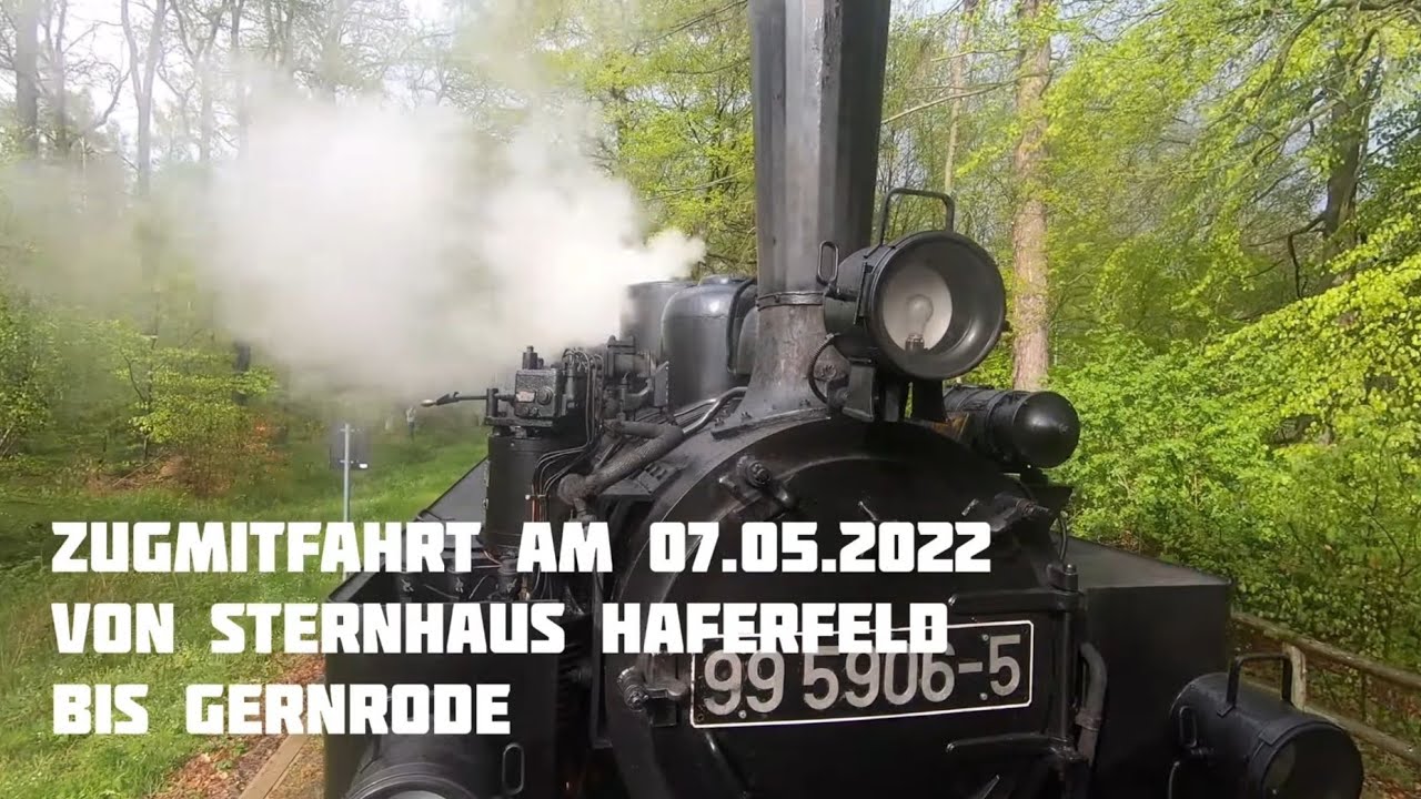 Die letzten Fahrten der 99 5906/ Zugmitfahrt von Sternhaus Haferfeld bis Gernrode / 07.05.2022