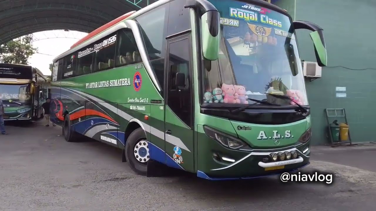ANTAR LINTAS SUMATERA keberangkatan bus ALS hari ini ,17 Januari 2026 #loketmedan