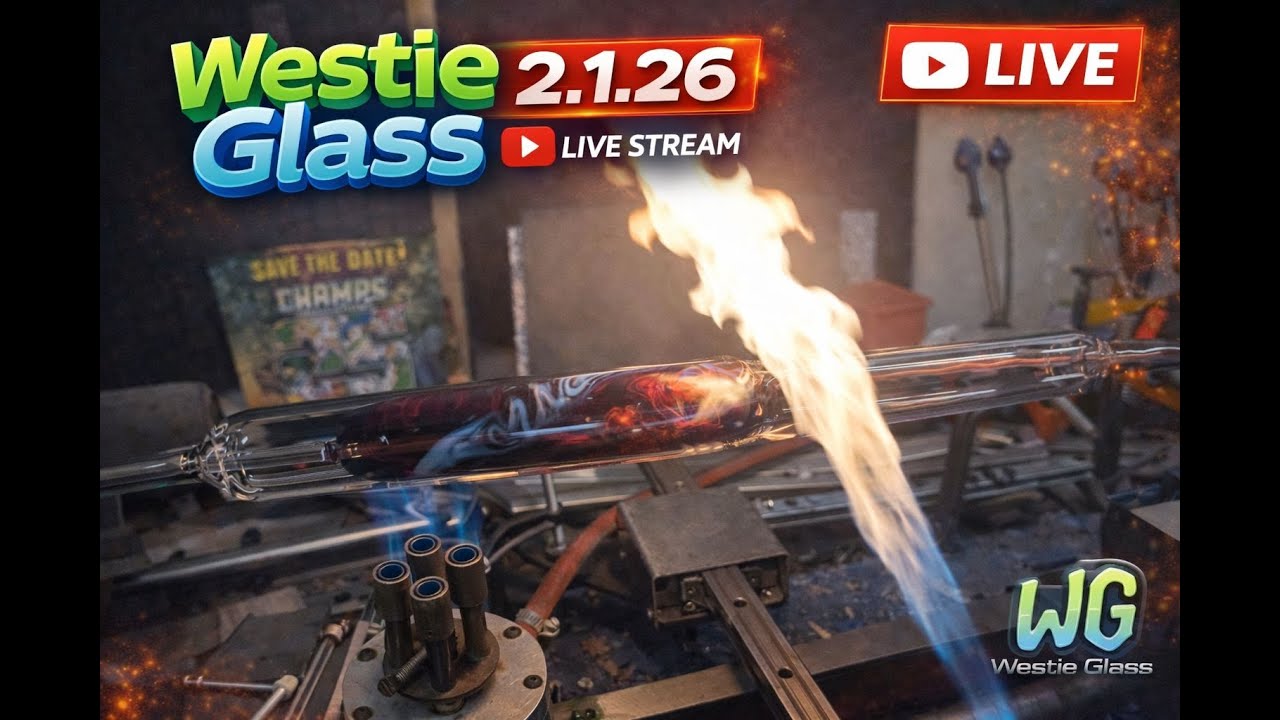 🔥Live Studio Day ⏰✨Westie Glass 2.22.26