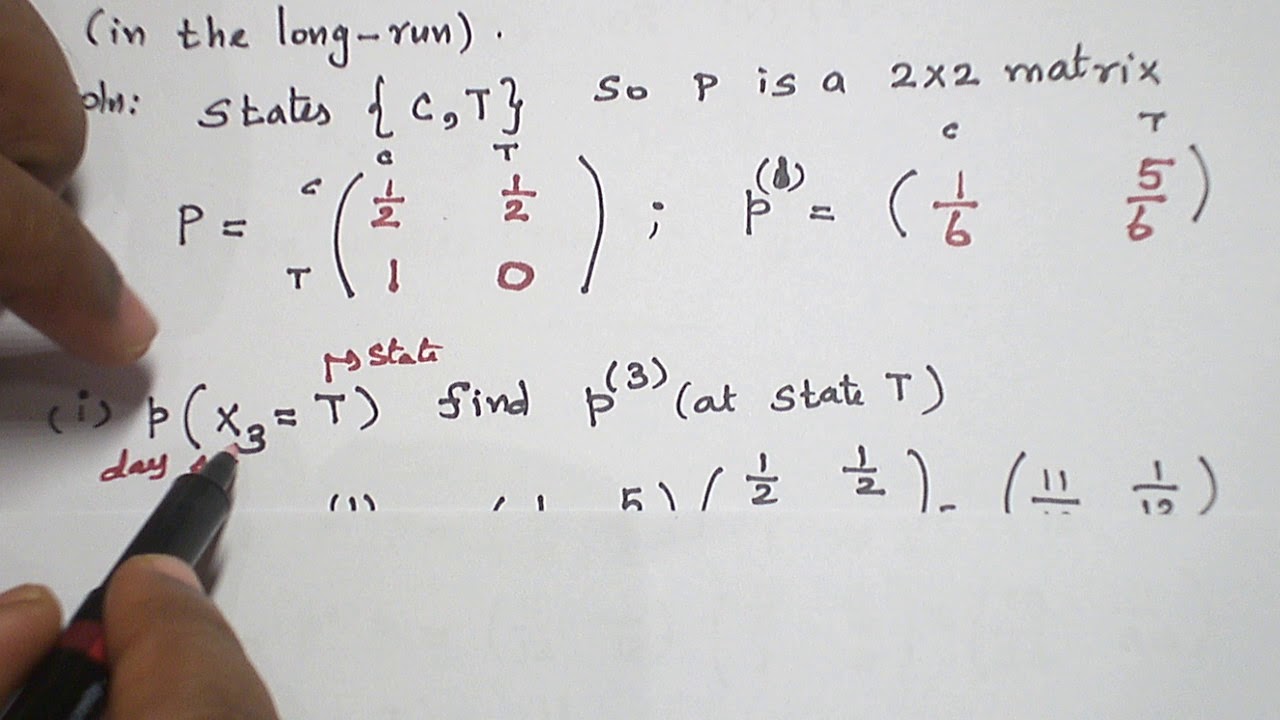 MARKOV CHAIN PROBLEM 2
