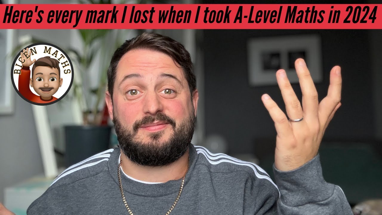 Showing you every mark I lost when I took A-Level Maths in 2024