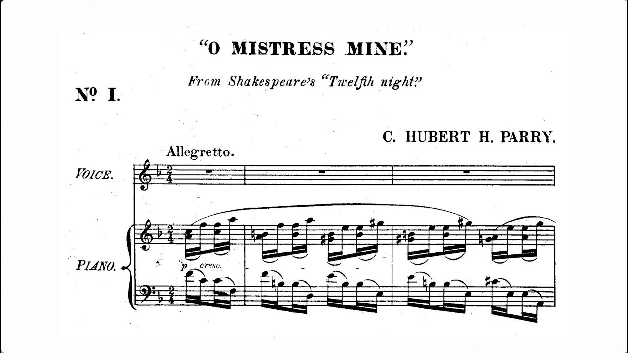 Hubert Parry: 
