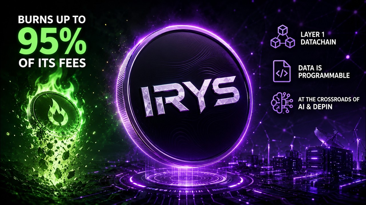 IRYS Coin : The Layer 1 That Burns 95% of Fees - Is This Hidden?#irys