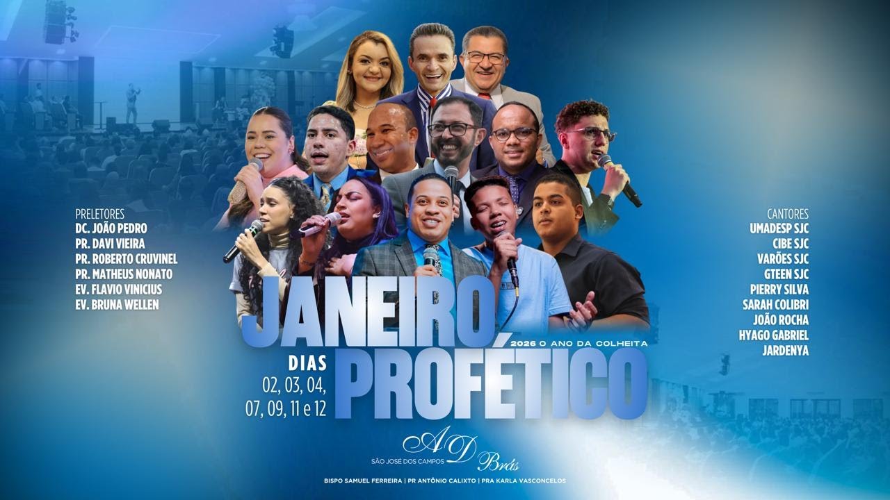 JANEIRO PROFÉTICO 09/01/2026 | AD Brás São José dos Campos