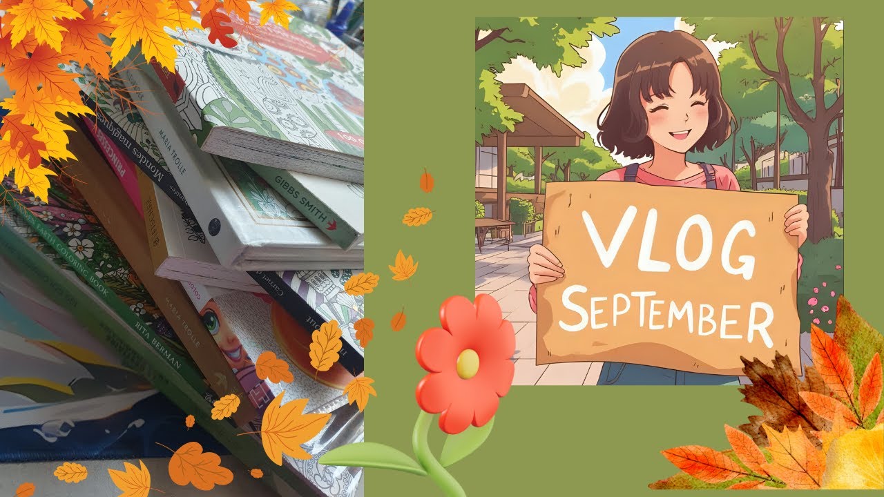 VLOG : des colos !des livres !de la variété de médiums ! et COLOS DU MOIS TERMINES DE SEPTEMBRE🧛‍♀️✨