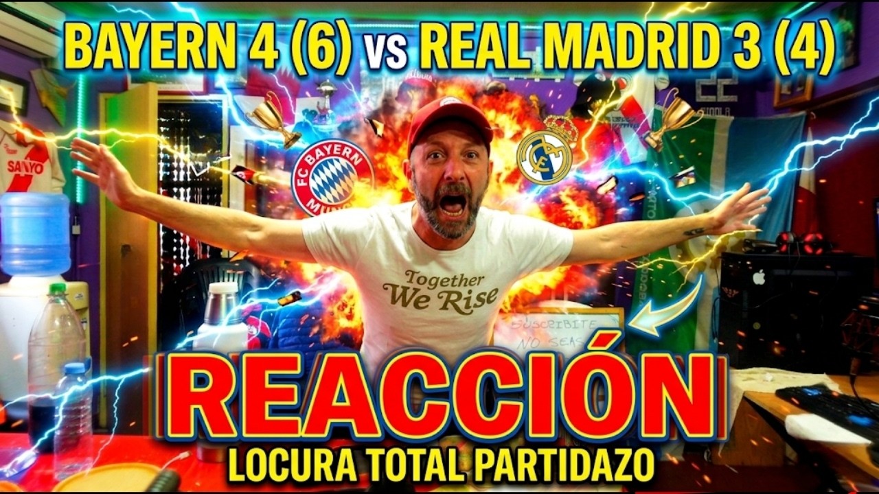 BAYERN MUNICH 4 (6) vs REAL MADRID 3 (4) - Reacciones de Hinchas - CHAMPIONS LEAGUE 2026