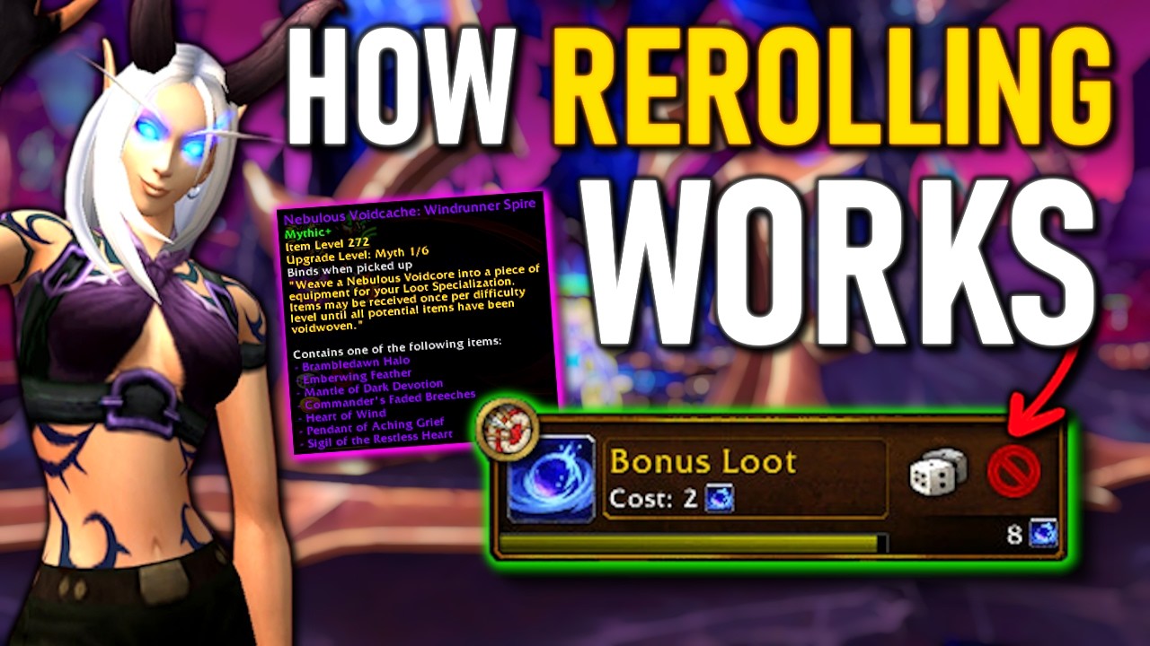 How Rerolls Work & Ascendant Nilhammer Explained - WoW Midnight Patch 12.0.5