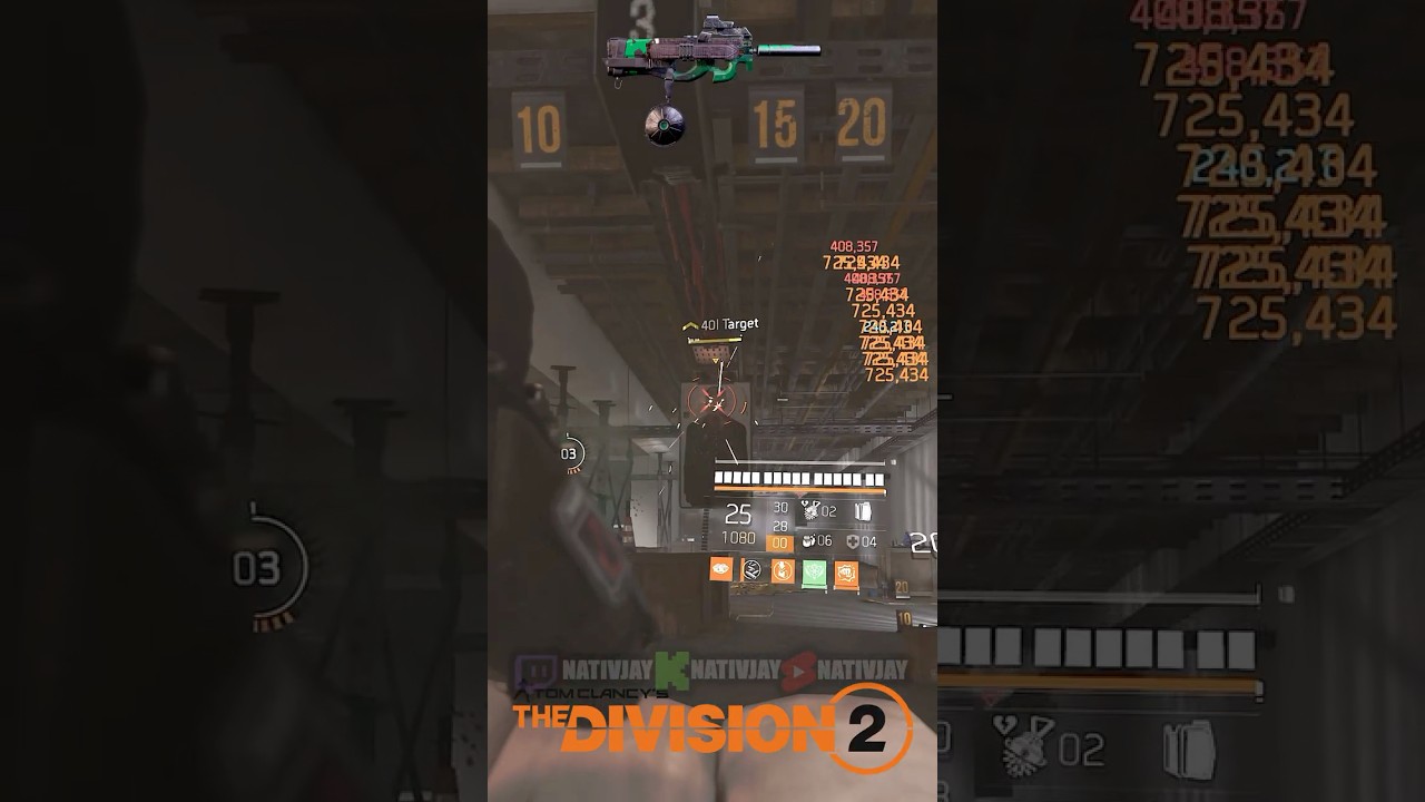 INSANE SMG SPEED #division2 #division2builds #division3 #division2build #viralshort #division2pve