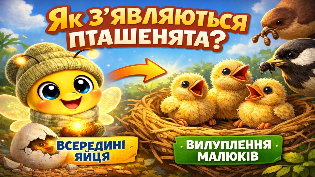 Диво природи: як з’являються пташенята