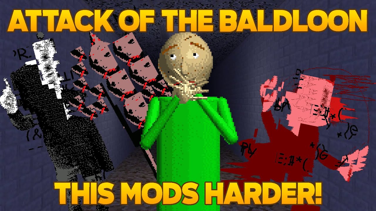 Baldi is Choking 😱 | The Attack Of The Baldloon! [Baldi's Basics Mod]