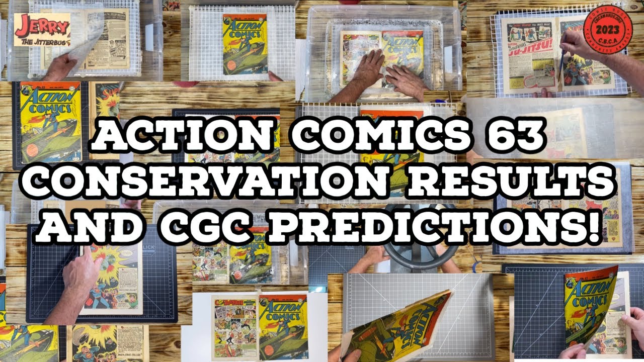 Action Comics 63 Conservation Results and CGC Grade Predictions!