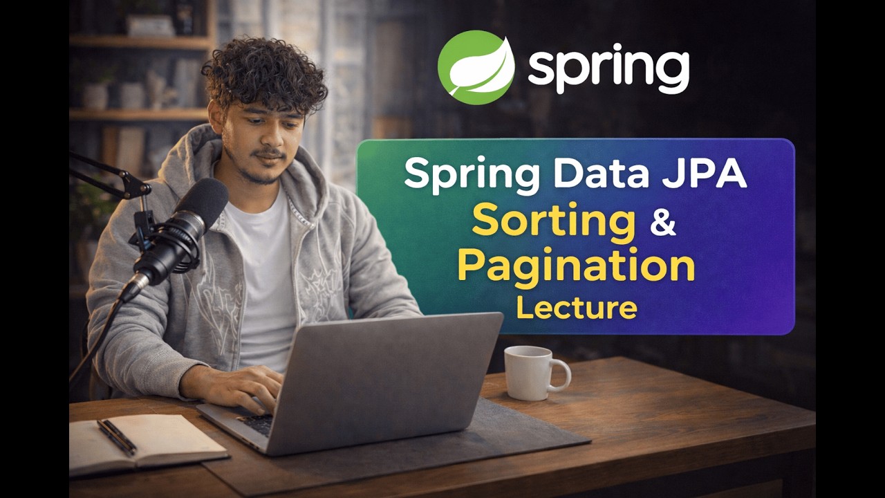 Lecture 7 | Spring Data JPA Pagination & Sorting | Spring Boot Course