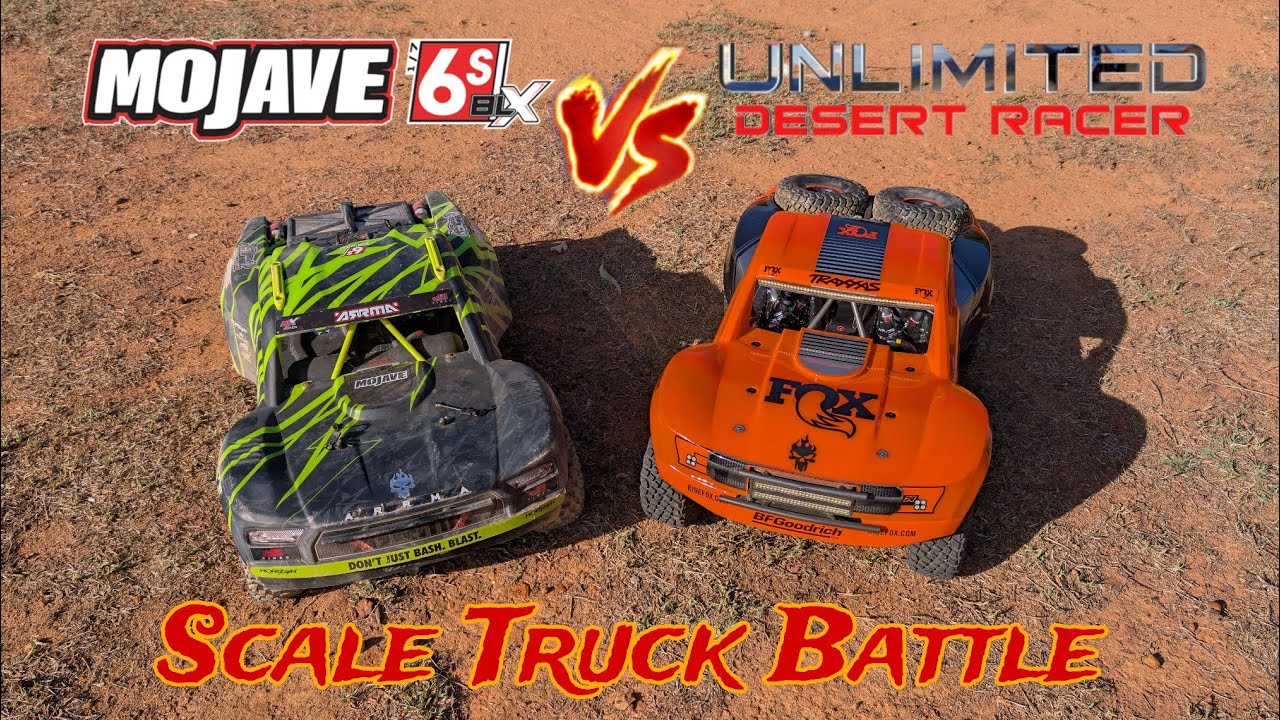 Traxxas UDR против Arrma Mojave... Какой масштабный грузовик лучше?