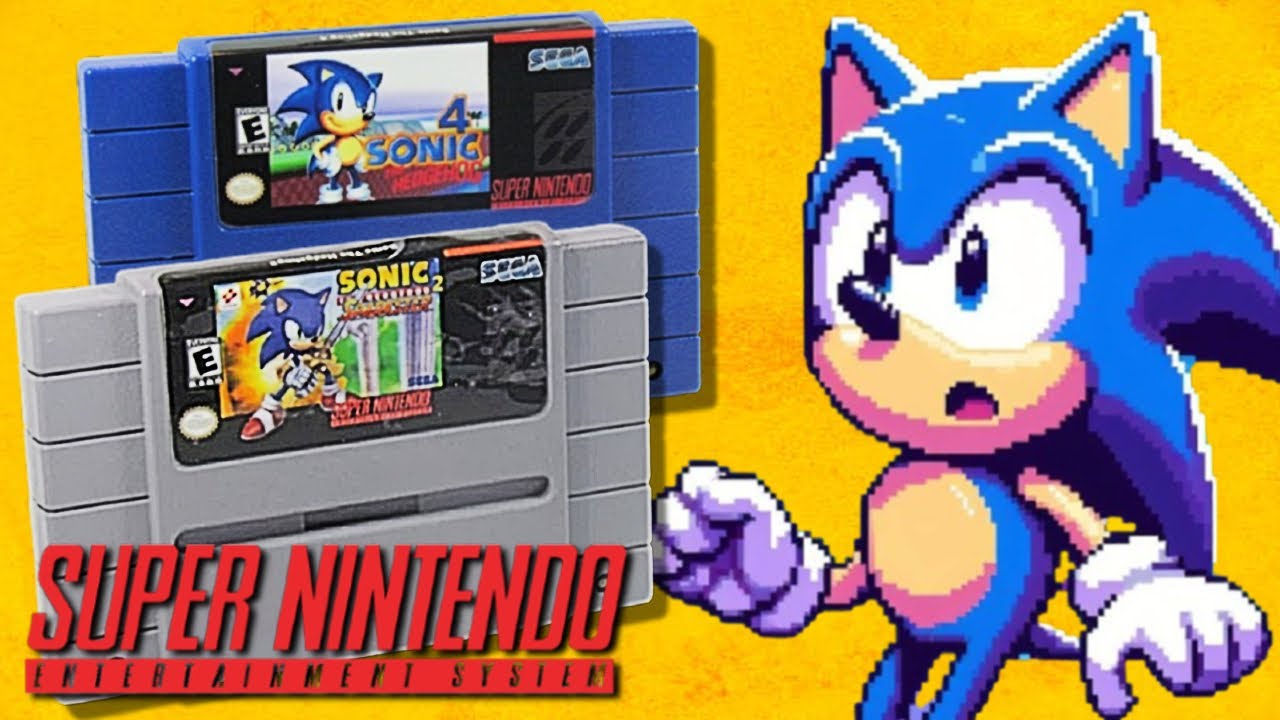 Sonic 2 y Sonic 4: Los CARTUCHOS PIRATAS que llegaron a la Super Nintendo en los 90s!