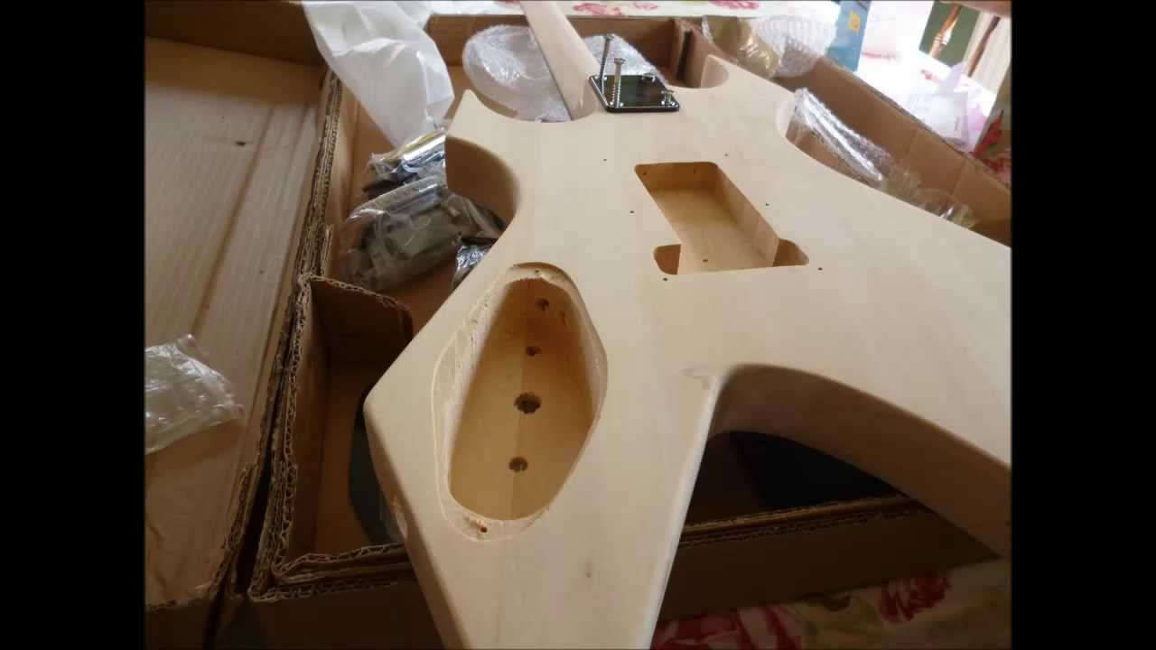 Homemade Warlock Guitar Building HD
