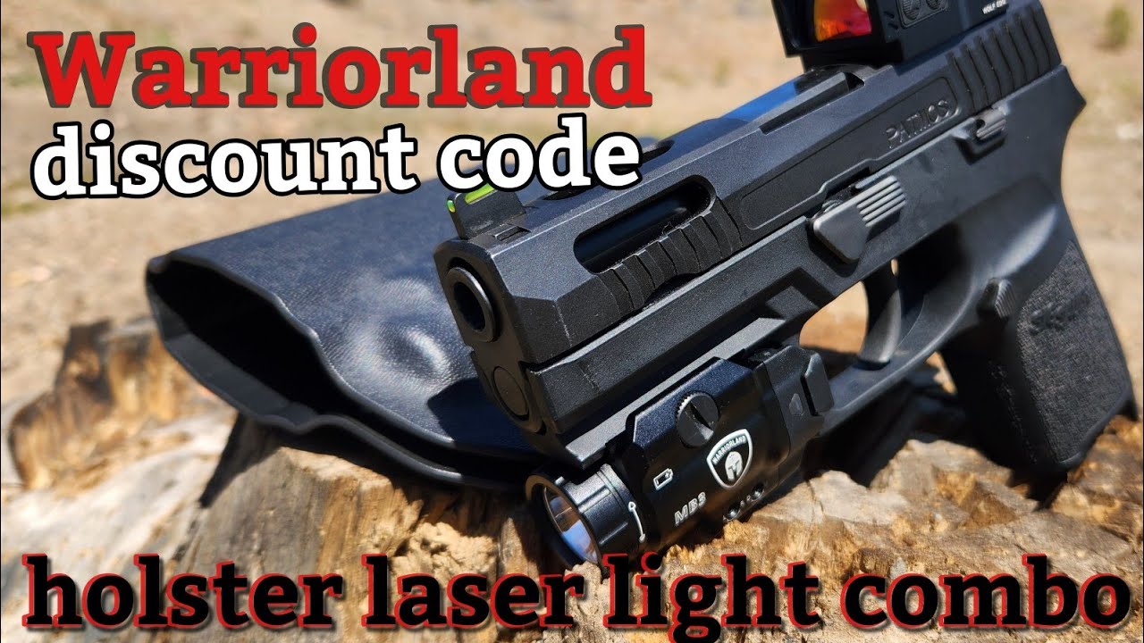 WARRIORLAND Holster laser light combo for the p320.