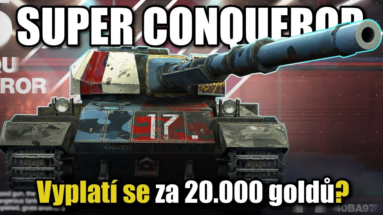 Můj oblíbenej tank v shopu! Super Conqueror review | WoT Blitz