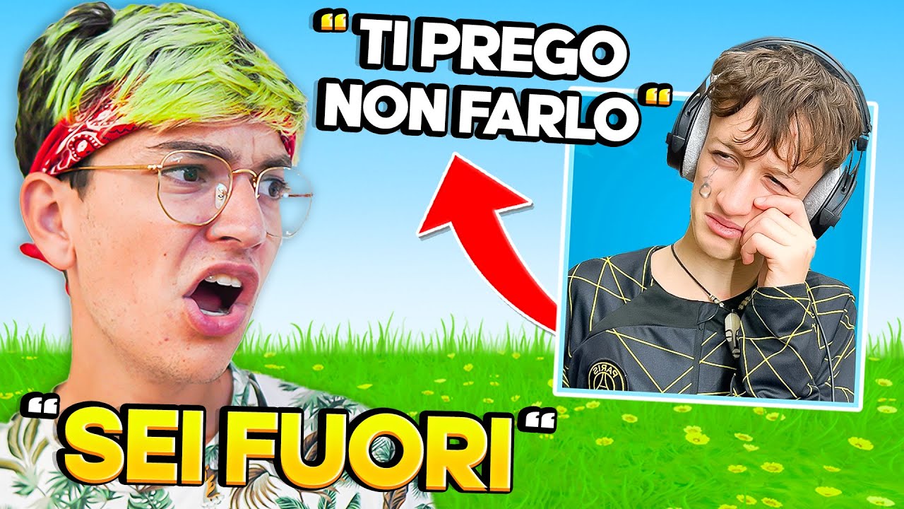 HO ESPULSO GIO dal MIO TEAM di FORTNITE E LUI...😂*piange*