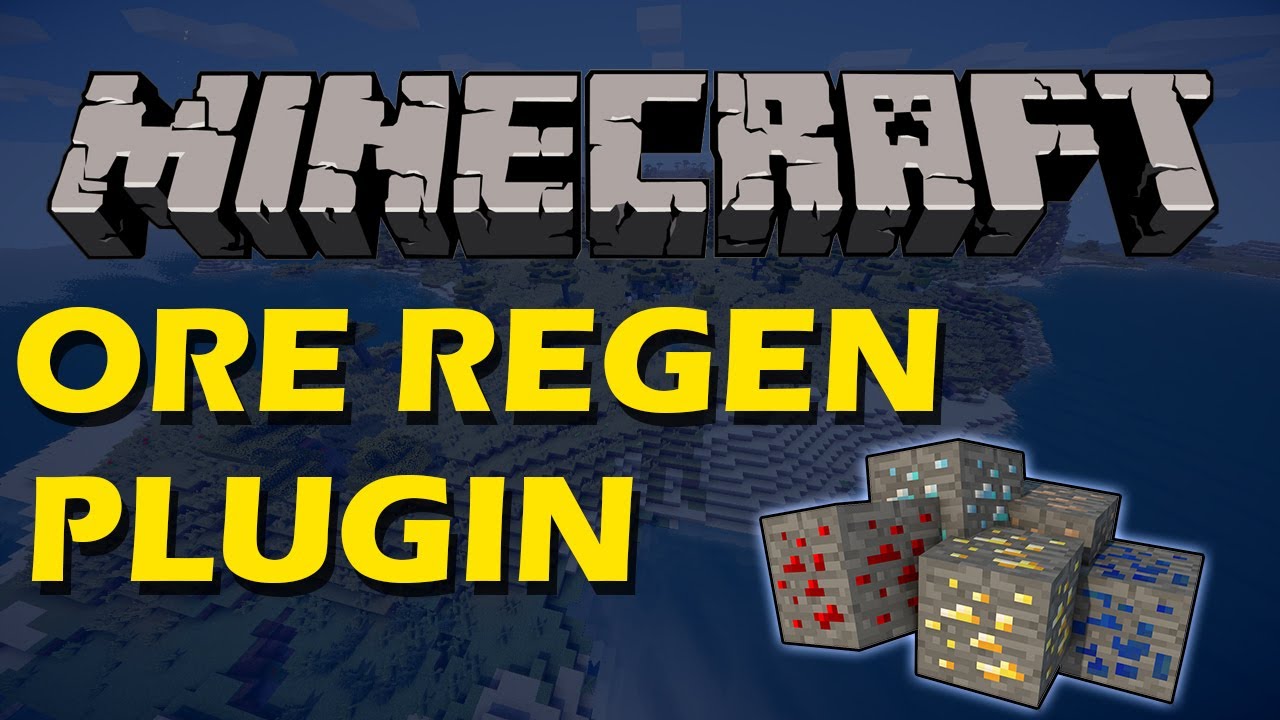 Regenerate any block in Minecraft with Ore Regeneration Plugin