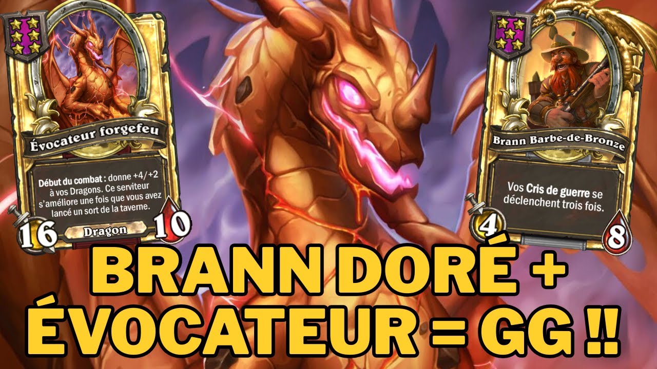 BRANN DORE + EVOCATEUR = GG !! | ZEREK| Hearthstone Battlegrounds Top Europe