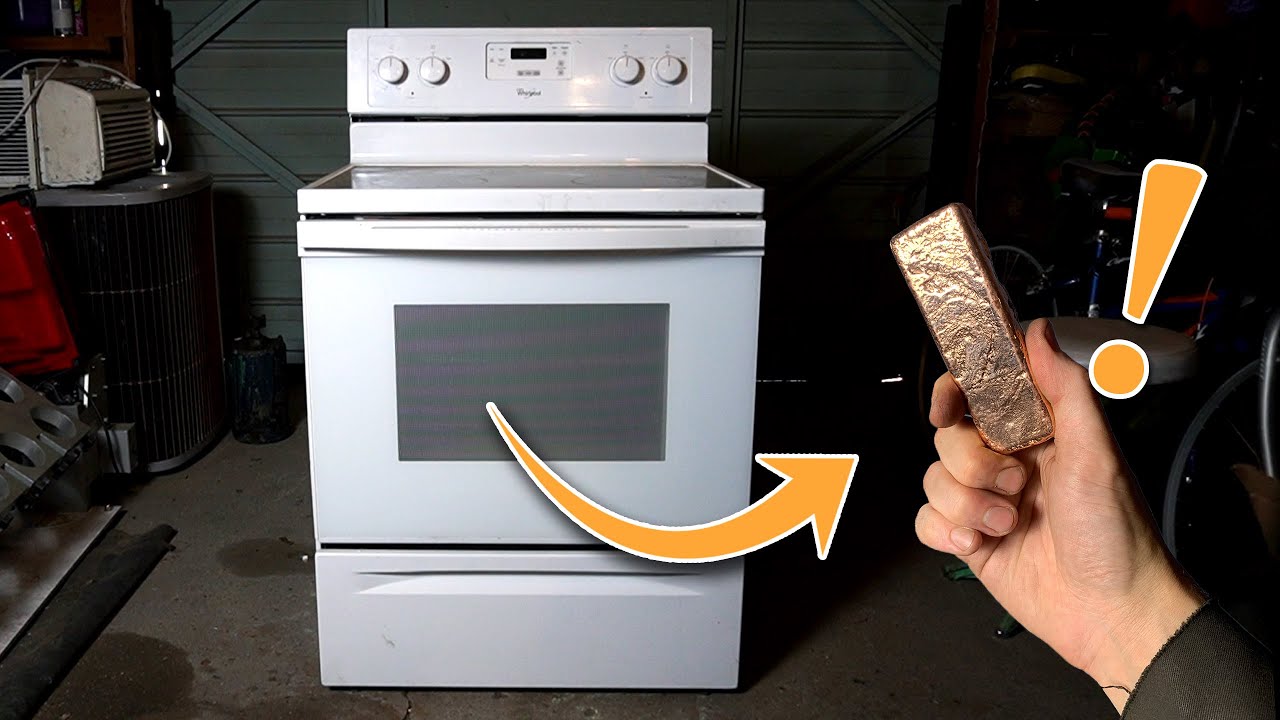 Scrapping a Stove for Copper and Pouring an Ingot! How Much?