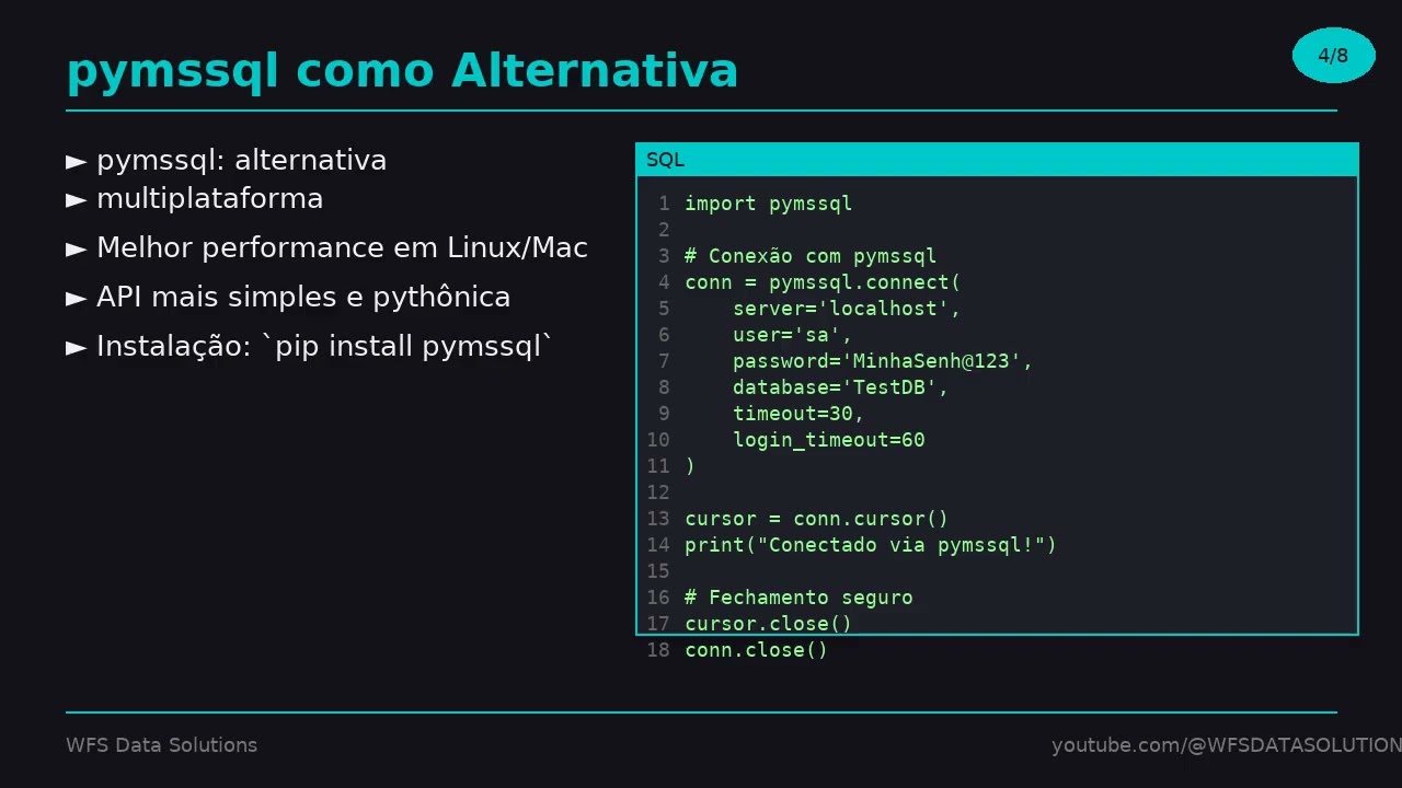 Python Parte 35 - SQL Server com Python