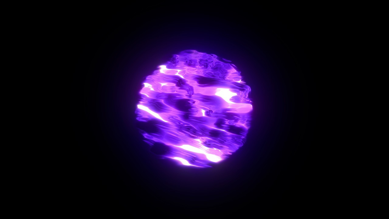 Sci-Fi Purple Energy Ball Animation Loop | Video Effect | 4K | 60FPS | Free Download