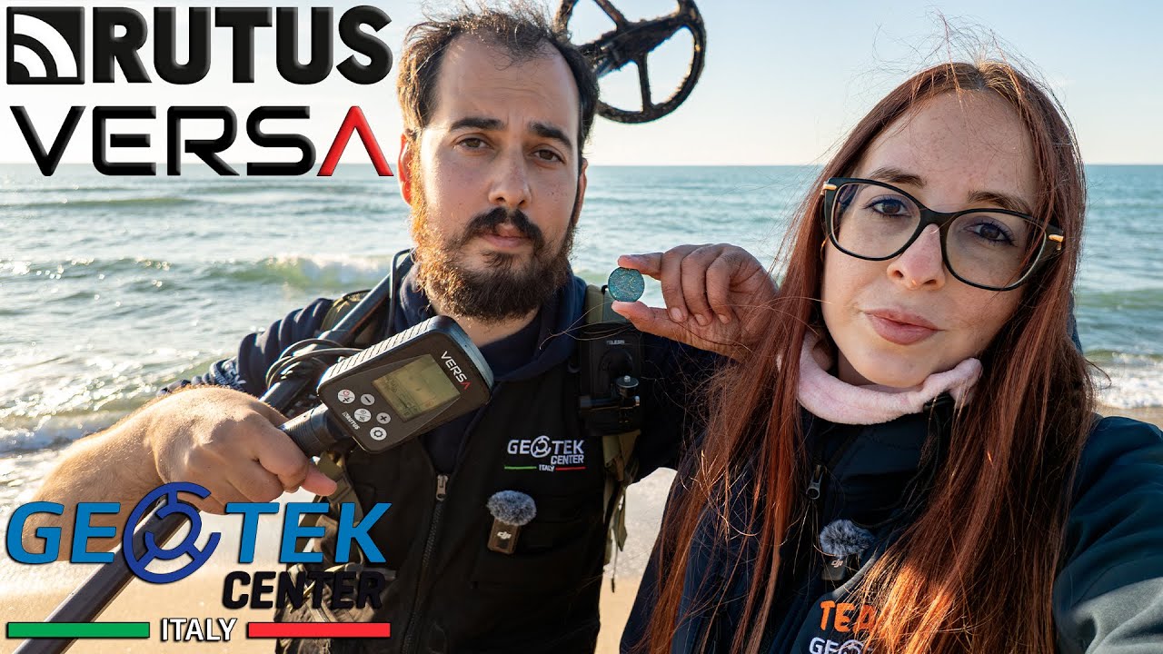 Moneta d'argento con RUTUS VERSA – Metal Detecting al Mare