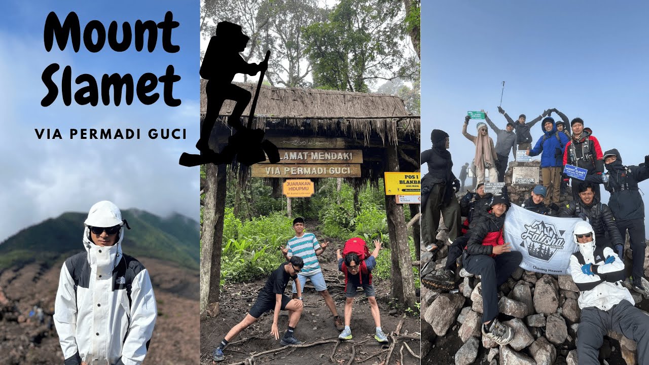 Vlog pribadi , pendakian gunung slamet via permadi guci