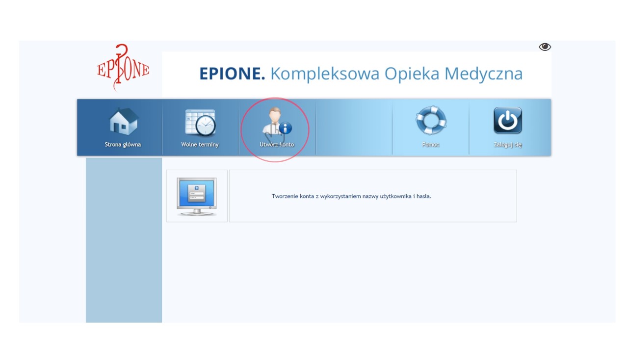 Jak zarejestrować się on-line w plac&oacute;wkach EPIONE?