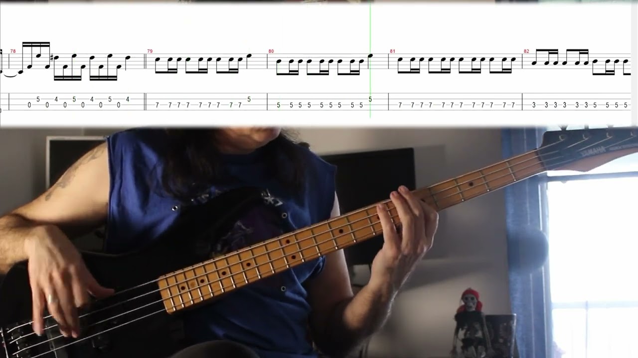 Iron Maiden - Heaven Can Wait - Bass Cover and Tab