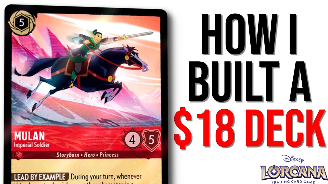 How I Built A Lorcana Budget Deck. (That Wins Games)