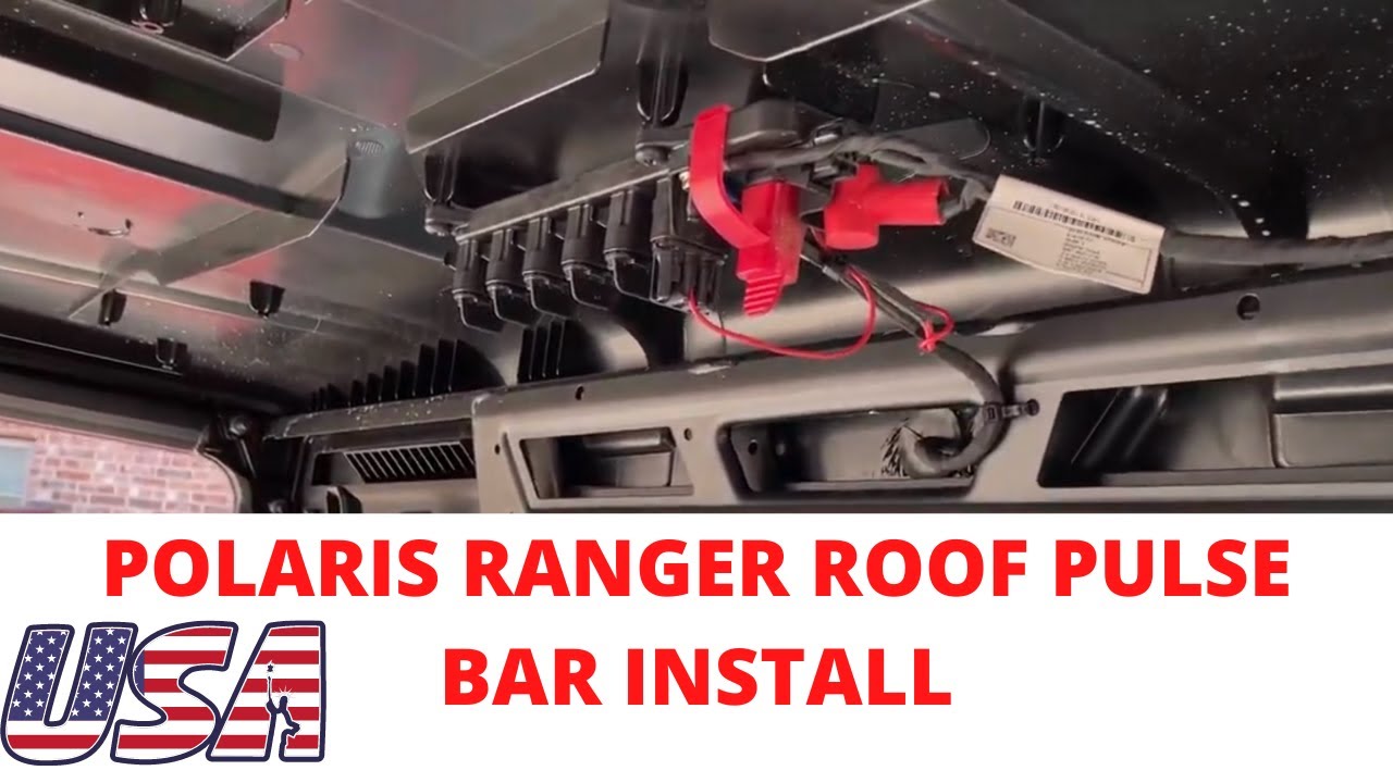 Установка шинопровода на крышу Polaris Ranger